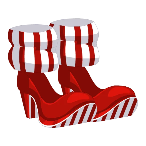 Misses Candy Cane Shoes