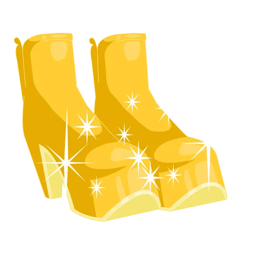 Solid Gold High-Heel Boots