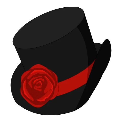 Rose Romance Top Hat