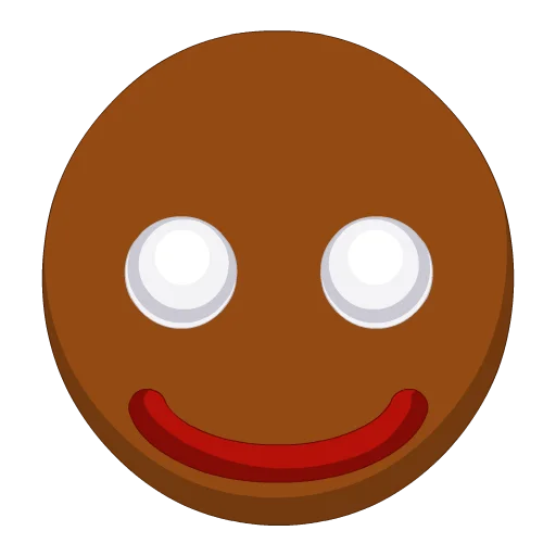 Happy Gingerbread Head