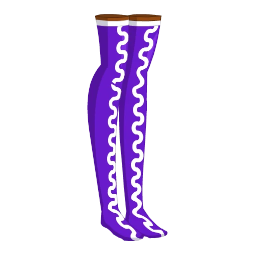 Happy Gingerbread Thigh-Highs