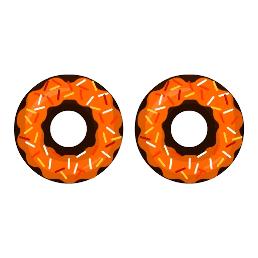Donut Time Glasses