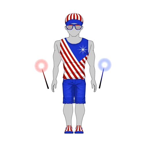 Stars And Stripes Set
