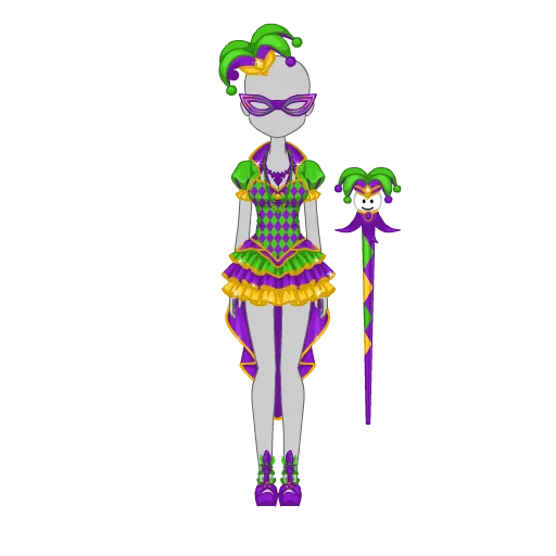Madcap Harlequin Set