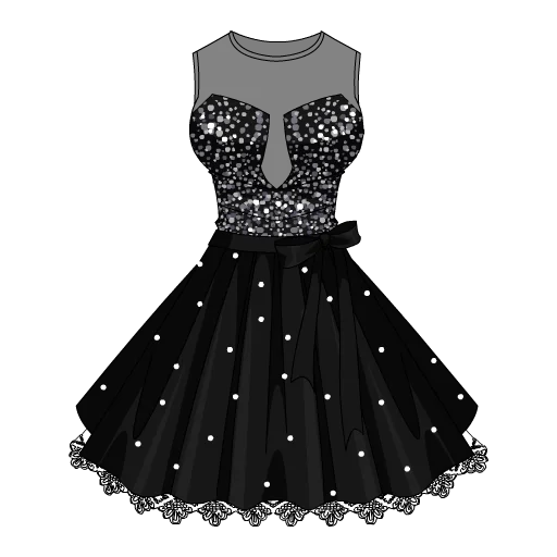Midnight Party Dress