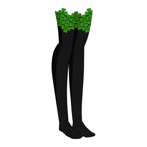 Charmed Clover Thigh-Highs
