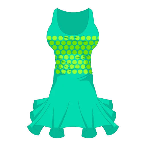 High Contrast Dots Dress