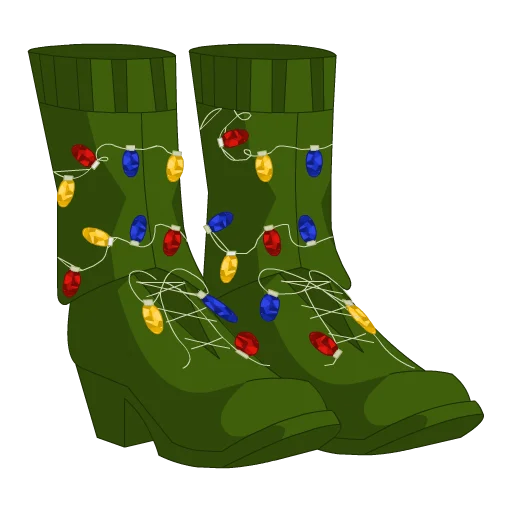 Holiday Lights Boots