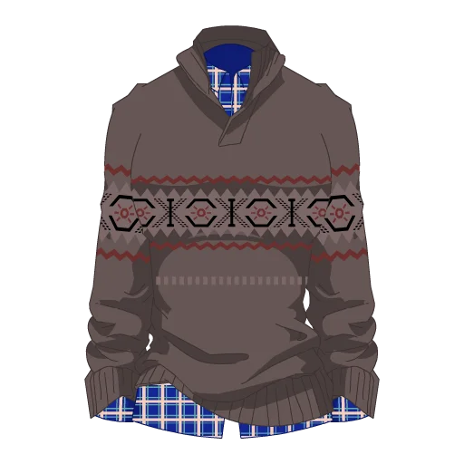 Glad It's Plaid Sweater