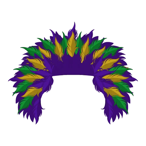 Mardi Party Scarf