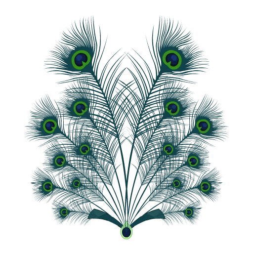Peacock Party Headband