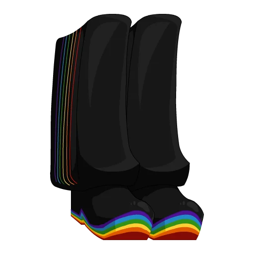 Rainbow Raver Boots