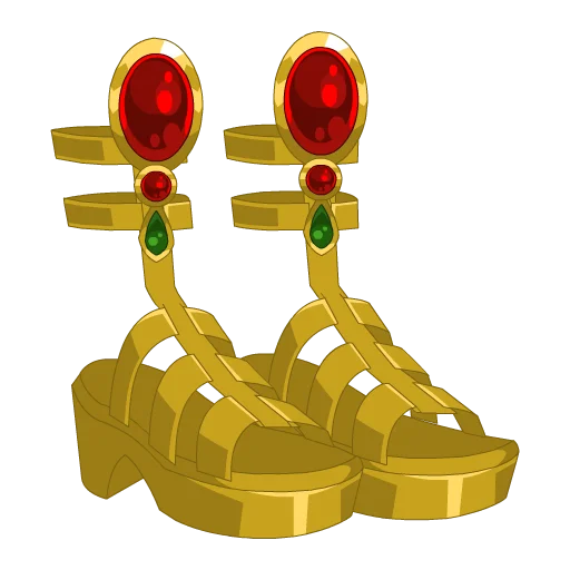 Enchanted Darkness Djinn Sandals