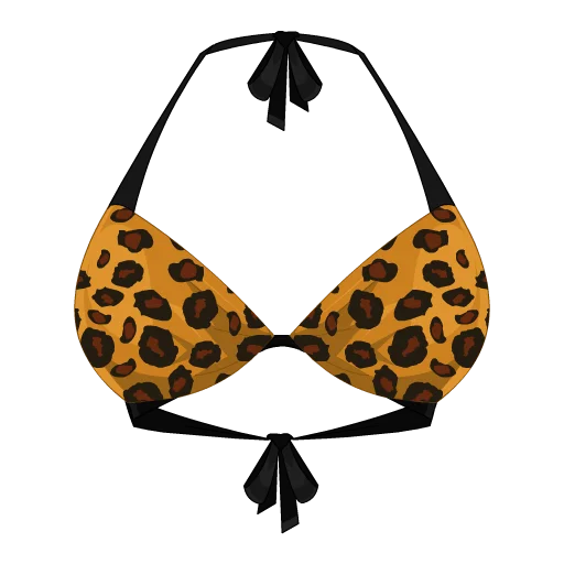 Leopard Bikini-Top