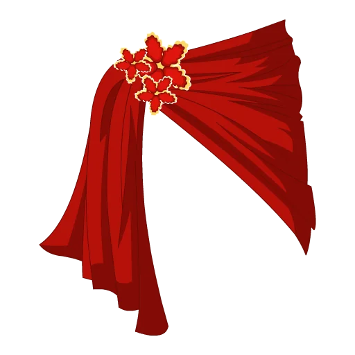 Hawaiian Flower Waist Sash
