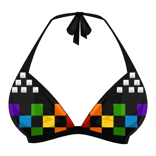 Technicolor Bikini-Top