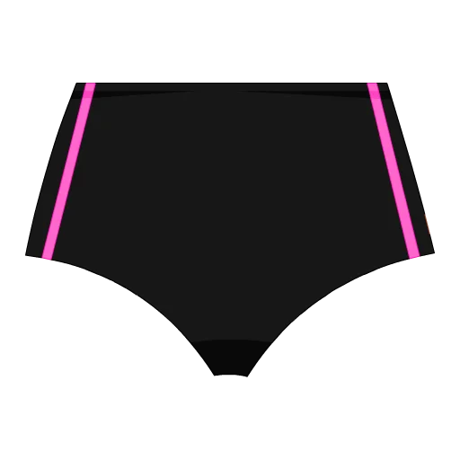 Striped Diver Swimsuit Bottom