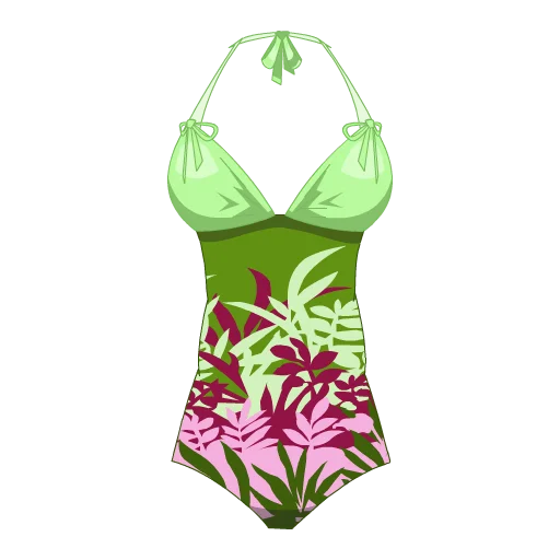 Summer Fern One Piece Swimsuit