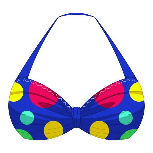 Whimsical Summer Swimsuit Top