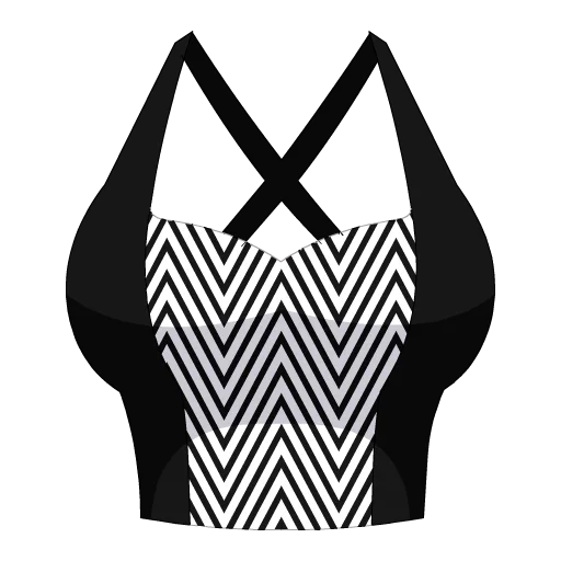 Zigzag Lux Swimsuit Top