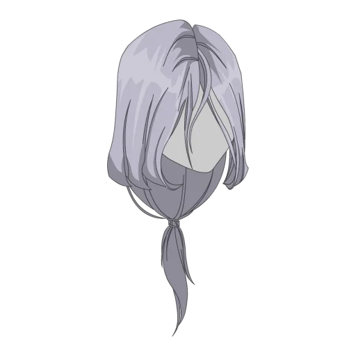 Long Bang Pony-Tail Hair
