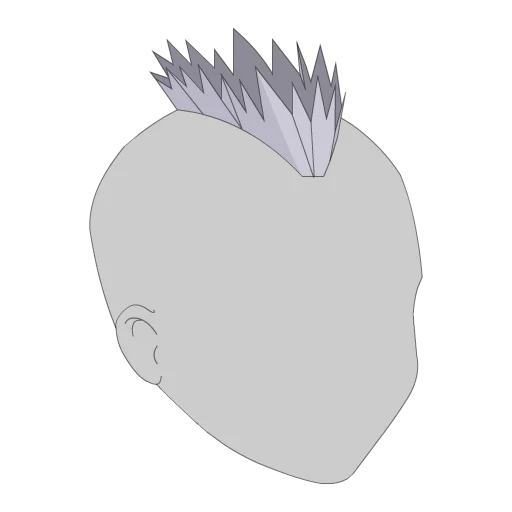 Spiky Mohawk Hair