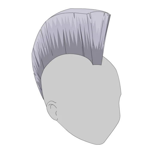 Super Tall Mohawk Hair