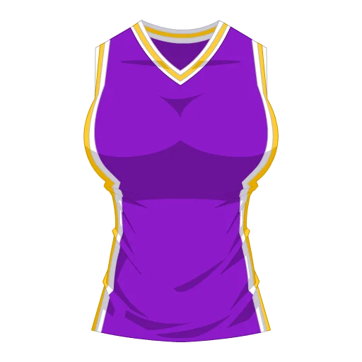 Los Angeles L Basketball Jersey