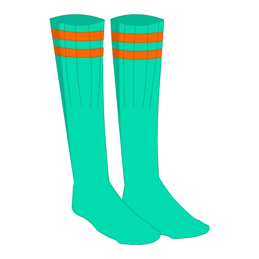 Miami Football Socks