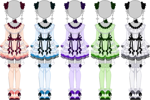 Regal Ruffle Cutie Set - Female Regal Ruffle Cutie Set - Female