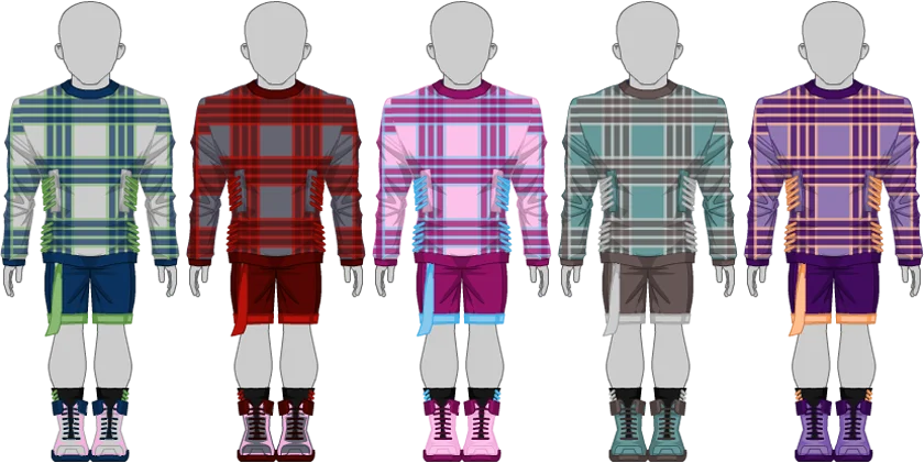 Plaid n' Posh Set - Male Plaid n' Posh Set - Male