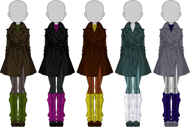 Trendy Trench Set - Female