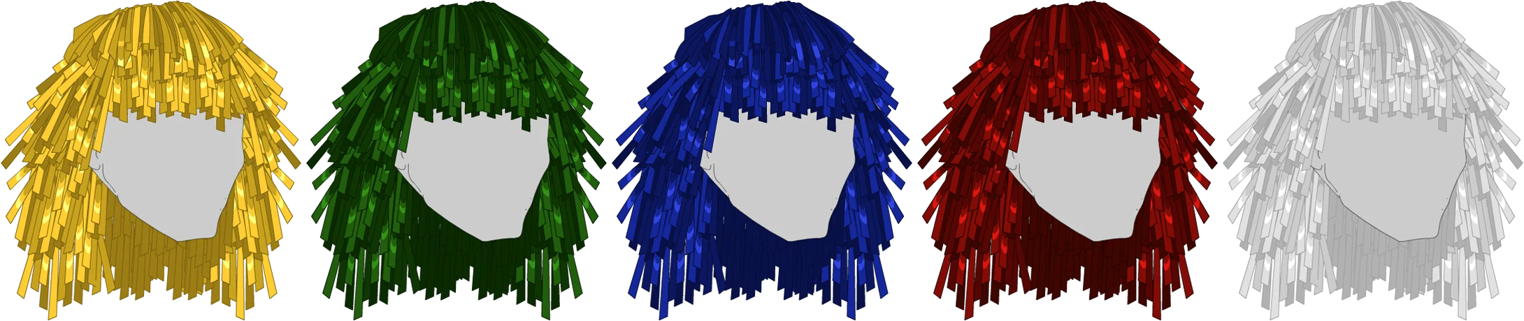Sparkle party Wig - Male Sparkle Party Wig - Male