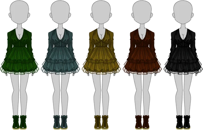 Shining Emerald Set - Female
