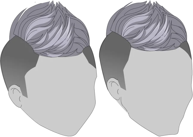 Spiked n' Shaved Hair
