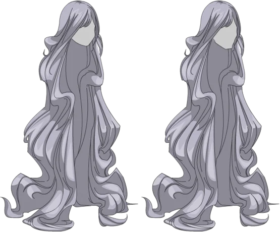 Magical Flowing Hair