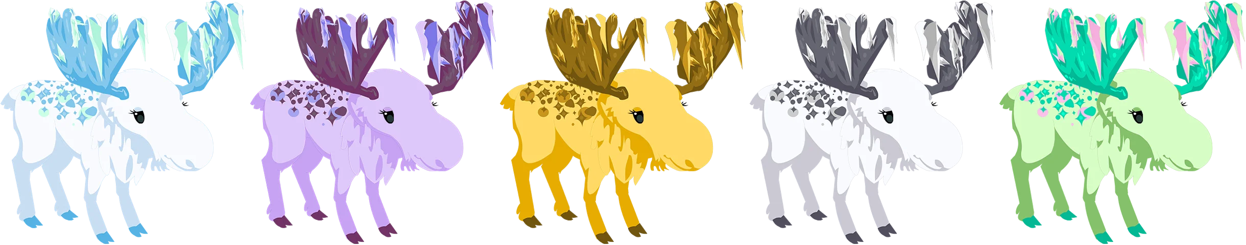 Snowy Moose