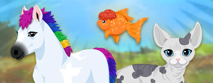 New Pets - Bubble Goldfish, Little Pony, Sphinx Kitten article cover