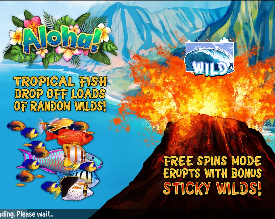 Aloha Slots - Loading Screen