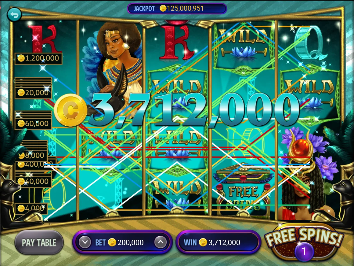 Night On The Nile Slots Free Spins