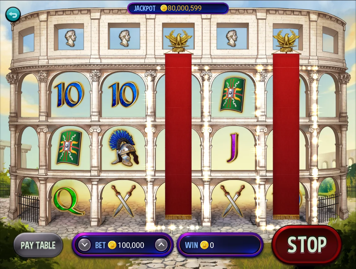 Win In Rome Slots - Wild Reels