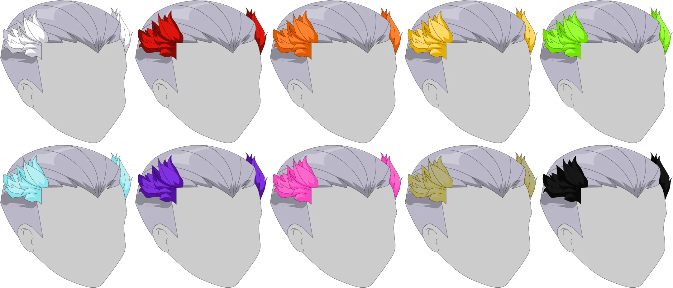 Dracula Hair - Female