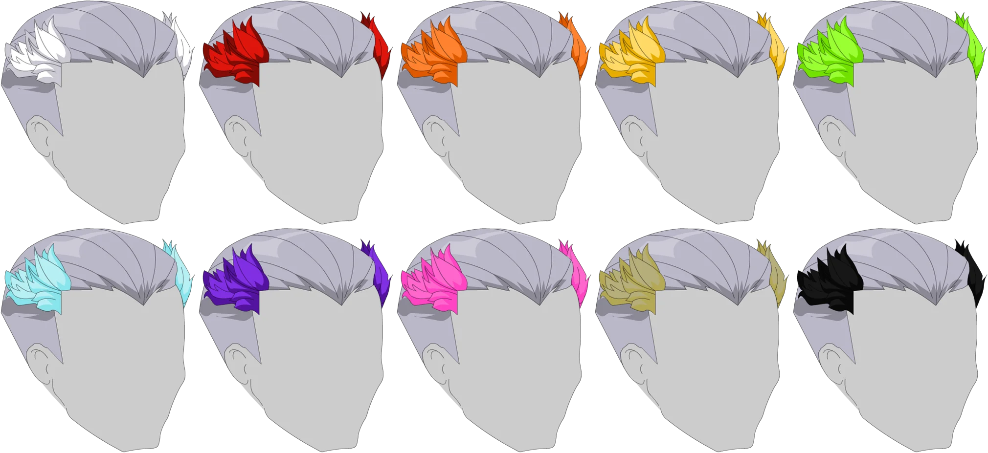 Dracula Hair - Male