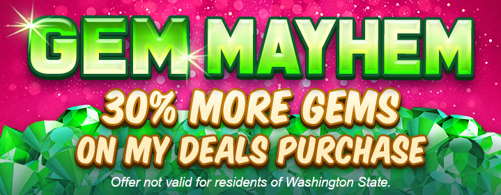 Gem Mayhem Gems/Membership menu - New Graphic