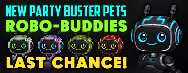 Party Buster Pet -- 3 possible graphics